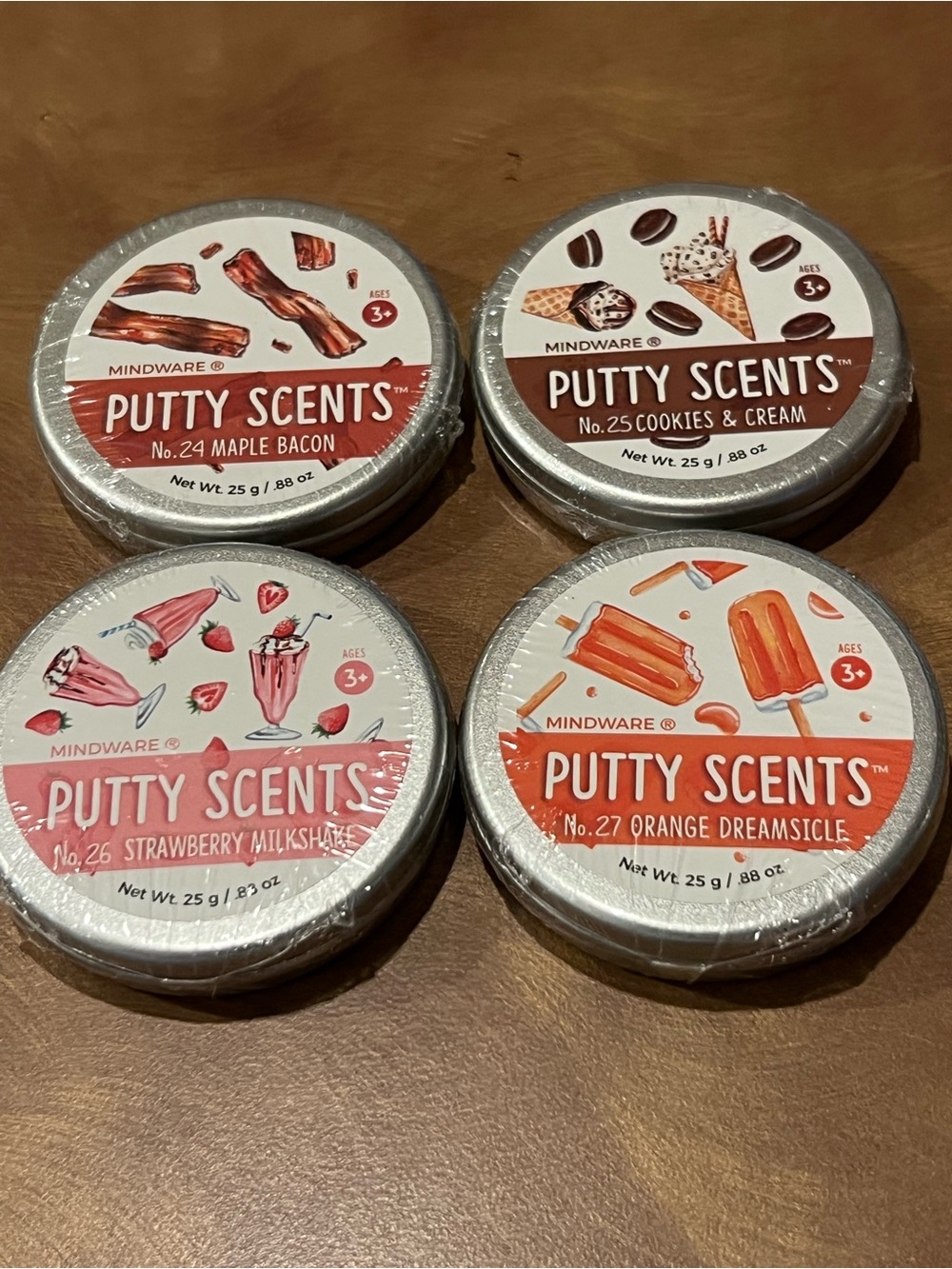 Putty Scents by Mindware, Series 3; 4-pack, New